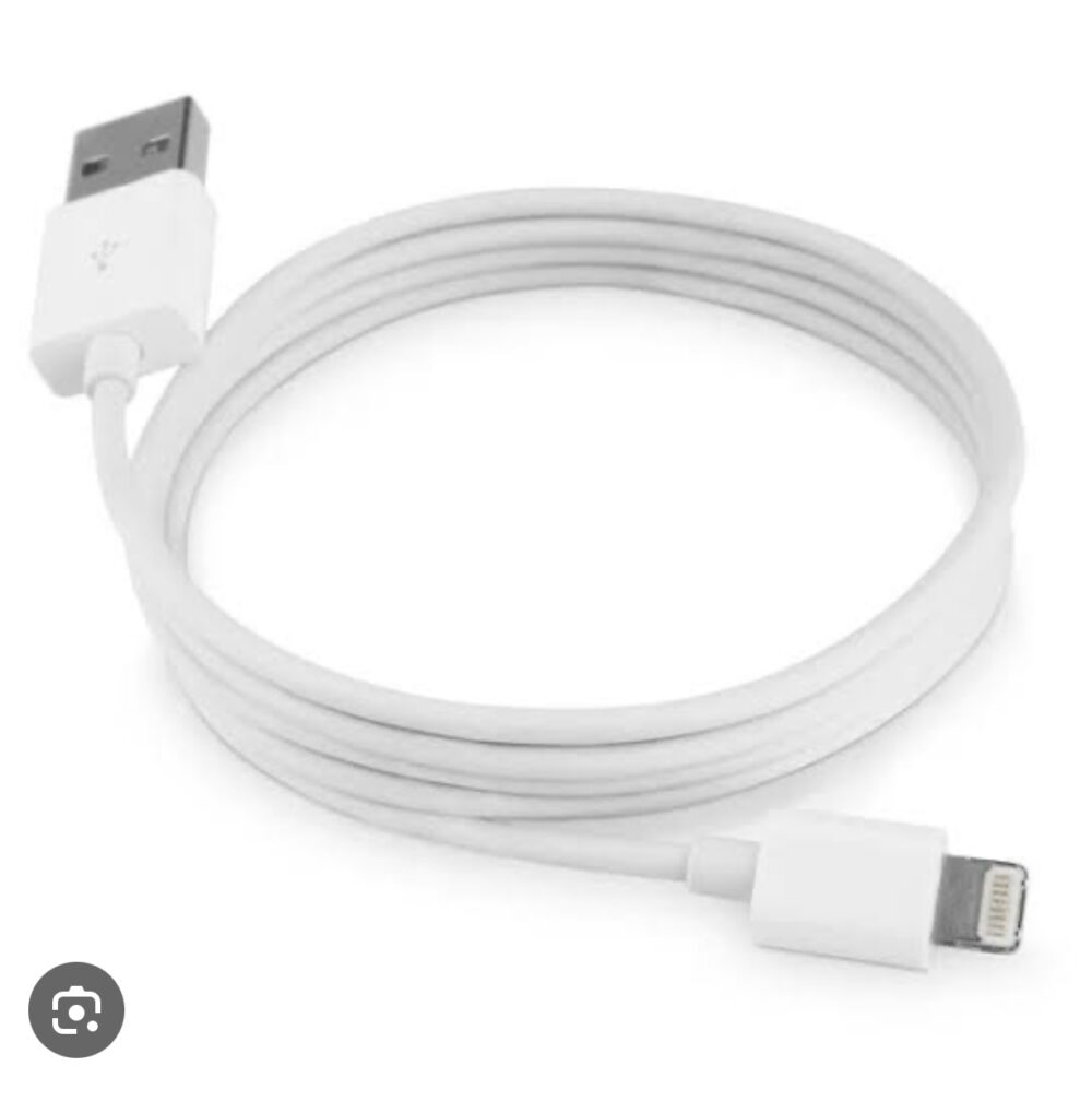 USB Charging Cable with Metal Heads for iPhone, iPad, iPod