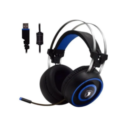 Sades G60 Light Gaming Headset – USB Stereo Headphones with Mic
