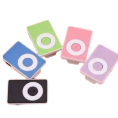 Clip MP3 Player with Earphones and TF/SD Card Support