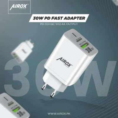 Airox PD03 30W Super Fast Charging PD Adapter