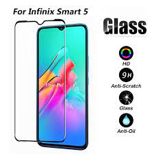 Infinix Smart 5 Full Black 9D-21D Tempered Glass – Edge-to-Edge Full Glue
