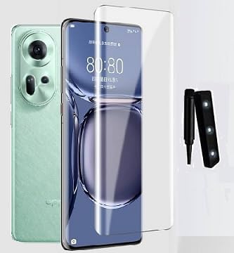 RRTBZ UV Tempered Glass Screen Guard for Oppo Reno 11 5G