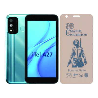 Plastic Protector For itel A27 Matte Ceramic Flexible 9H Front Film M13T
