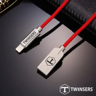 Coaxial RED Lightning Cable with Smart LED