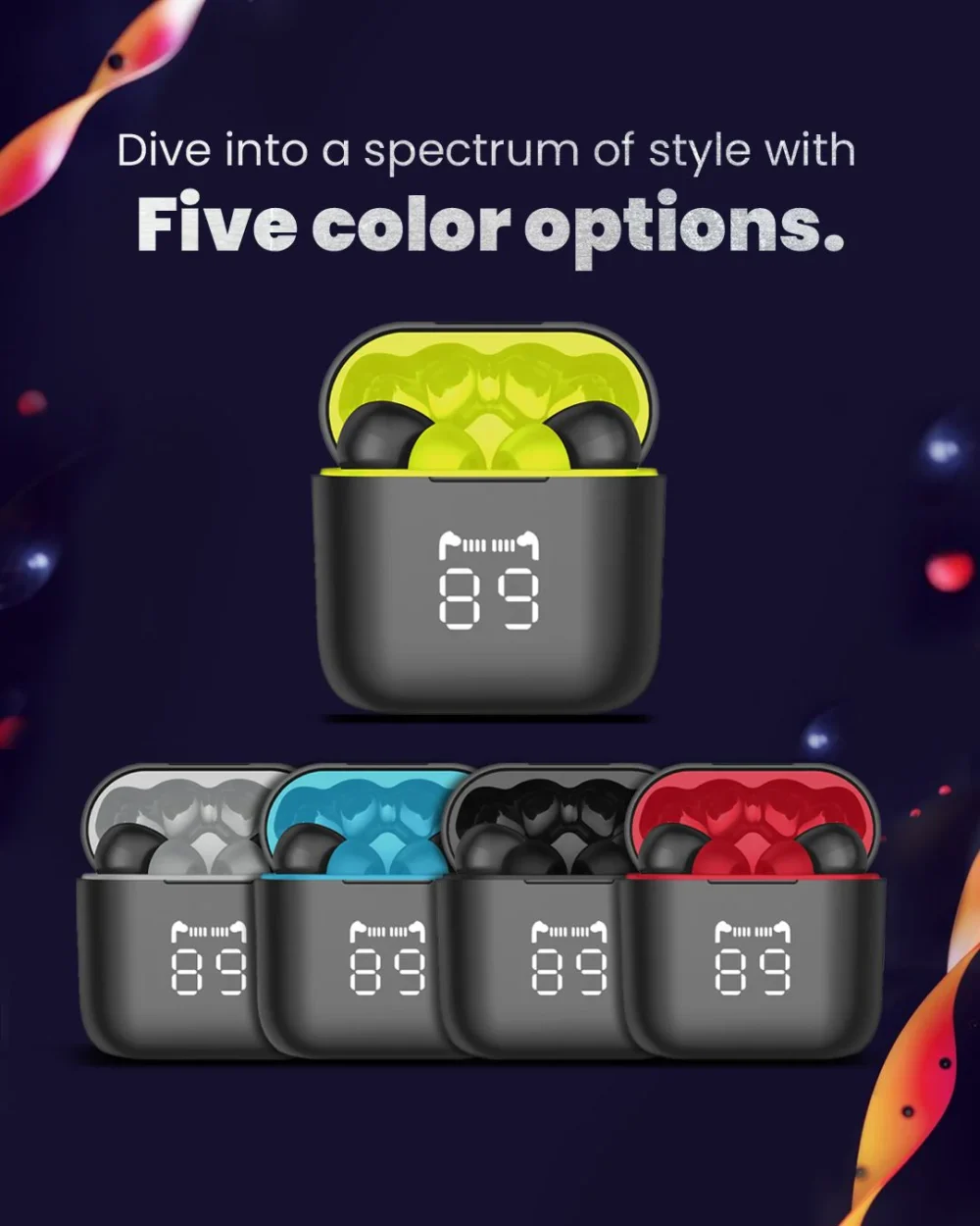 Audionic Airbud 590 Wireless Earbuds - Pure Sound, Pure Freedom