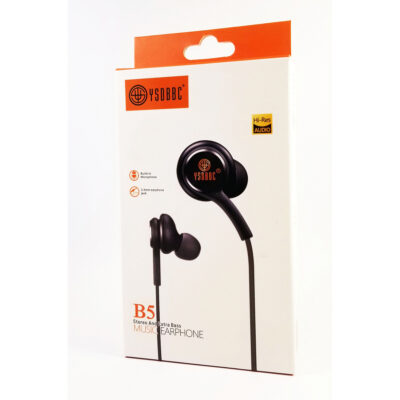 YSDBBC B5 Handfree - High-Quality Sound with Deep Bass and Comfortable Fit