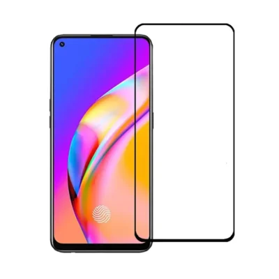(9D Glass F19)-Oppo F19 9D Glass Protector - Best Quality Full Coverage
