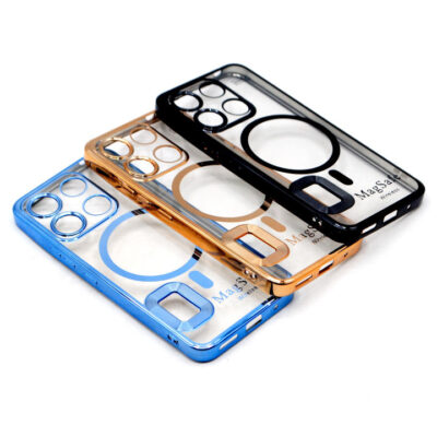 iTel A60 Back Cover | Soft Multi Chrome Border with Camera Protection