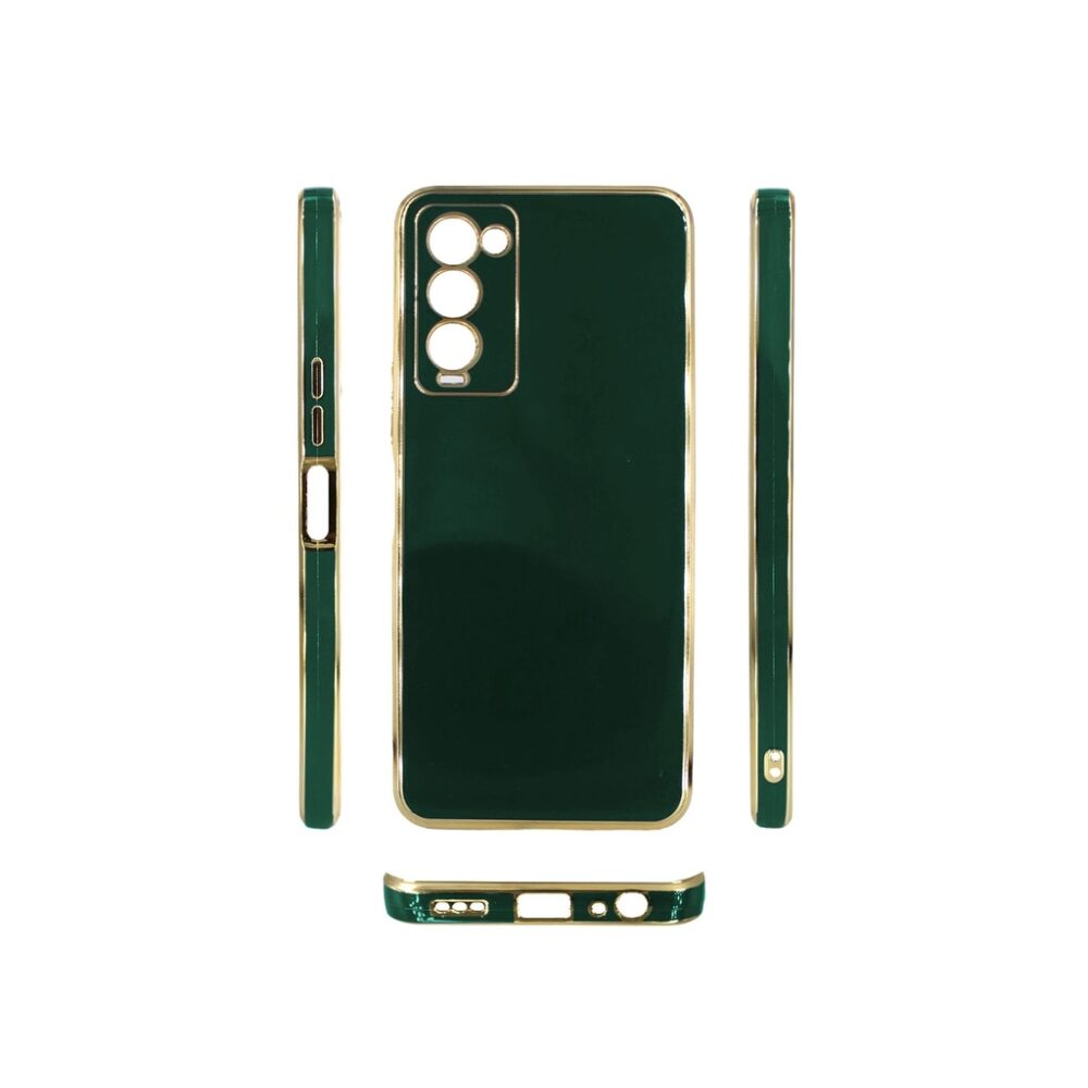 Tecno Camon 18 Colour Chrome Case | Stylish Green Mobile Pouch