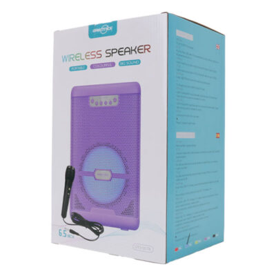 Bluetooth MP3 (GTS-2078) 6.5" Speaker with Mic - Powerful Wireless Audio with Microphone