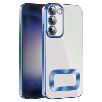 Elegant Chrome Logo for Samsung S23 Ultra