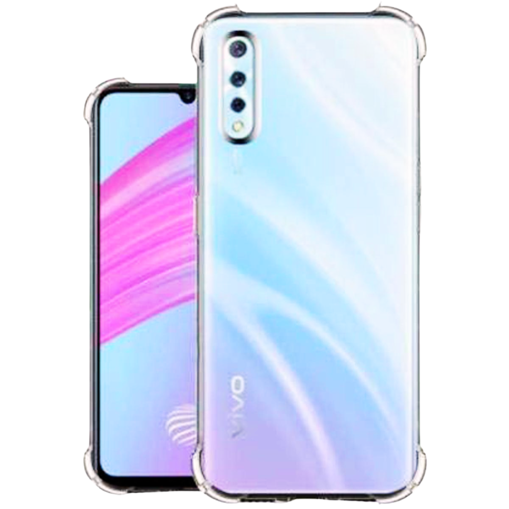 Vivo S1 Silicone Transparent Pouch - Slim and Clear Protection