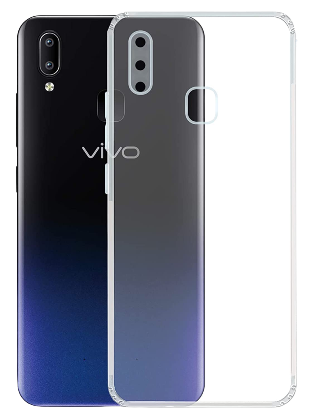 Vivo Y91 Silicone Transparent Pouch - Sleek and Protective Design