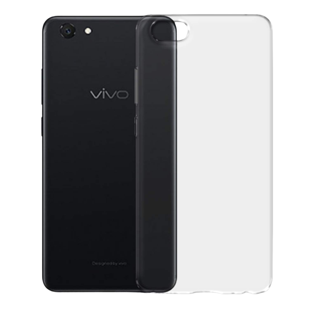 Vivo Y71 Silicone Transparent Pouch - Slim and Protective Case