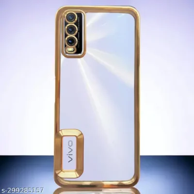 Chrome Logo Pouch for Vivo Y20 – Sleek Protection & Modern Style