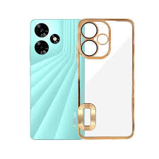 Chrome Logo Pouch for Infinix Hot 30 Play – Stylish Protection & Modern Design