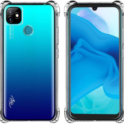 Itel Vision 1 Plus Silicone Transparent Pouch - Slim and Clear Protection