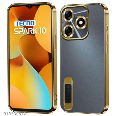 Chrome Logo Pouch for Tecno Spark 10 – Sleek Style & Reliable Protection