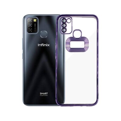 Chrome Logo Pouch for Infinix Smart 6 – Stylish Protection & Modern Design