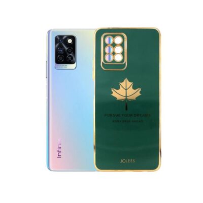 Chrome Logo Pouch for Infinix Note 10 Pro – Sleek Protection & Modern Style