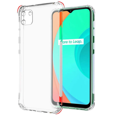 Realme C11 Silicone Transparent Pouch - Slim and Clear Protection