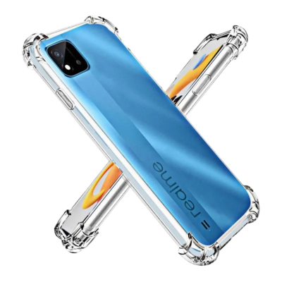 Realme C11 Silicone Transparent Pouch - Slim and Clear Protection