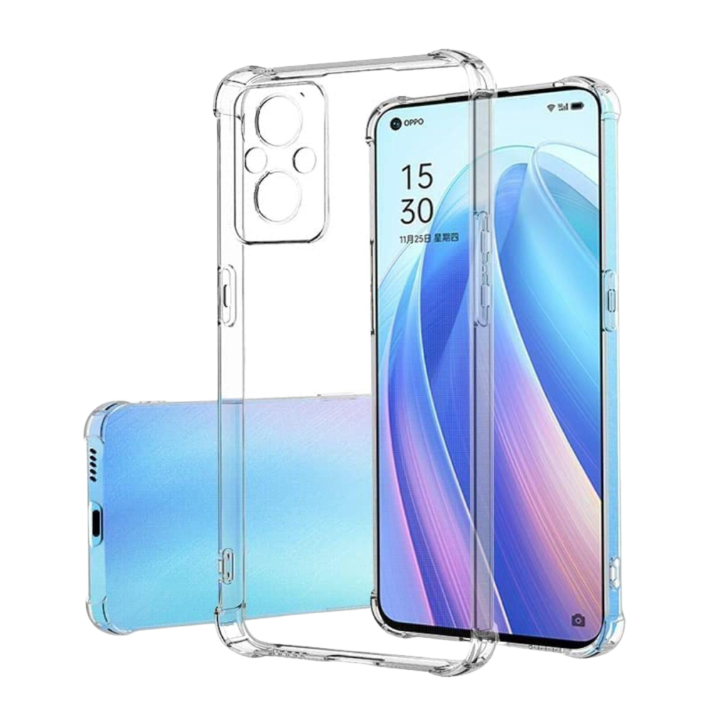 Oppo F21 Pro Silicone Transparent Pouch - Slim and Clear Protection