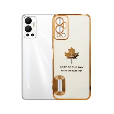 Chrome Logo Pouch for Infinix S5 – Stylish Protection & Modern Design
