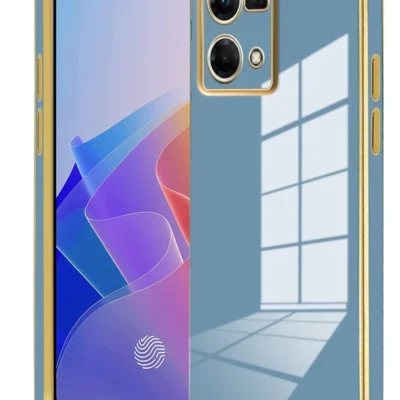 Chrome Logo Pouch for OPPO Reno 4 4G – Sleek Protection & Modern Style