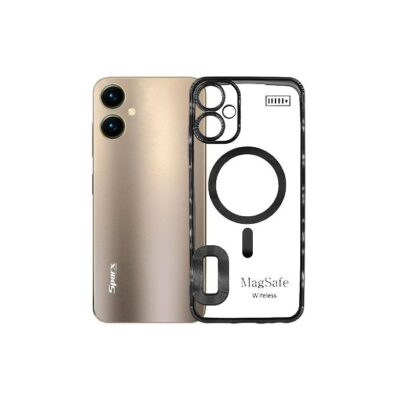 Chrome Logo Pouch for Tecno Spark Neo 8 – Sleek Protection & Modern Design