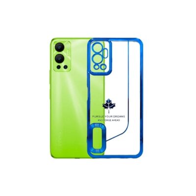 Chrome Logo Pouch for Infinix Hot 8 – Sleek Protection & Modern Design