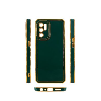 Chrome Logo Pouch for OPPO Reno 6 4G – Stylish Protection & Sleek Design