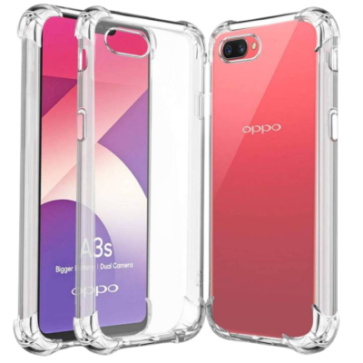 Oppo A3s Silicone Transparent Pouch - Slim and Durable Protection