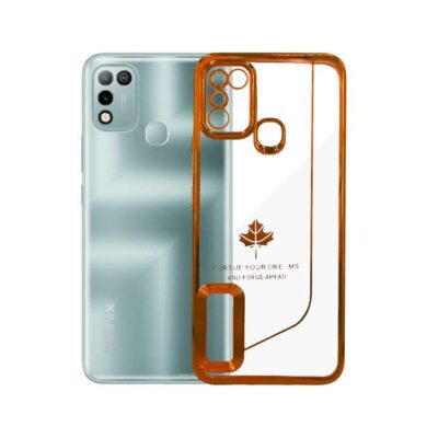 Chrome Logo Pouch for Infinix Hot 11S – Stylish Protection & Modern Design