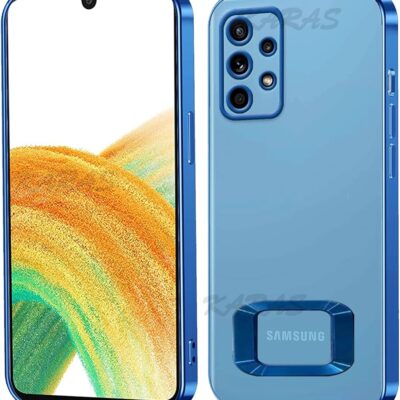 Chrome Logo Pouch for Samsung A33 – Sleek Protection & Modern Style