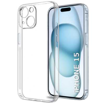 iPhone 15 Silicone Transparent Pouch - Slim and Durable Protection