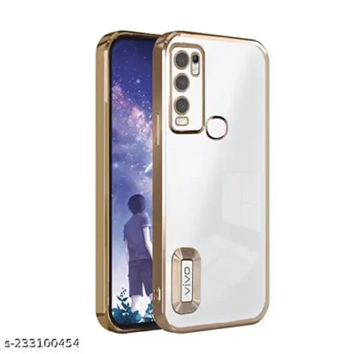 Chrome Logo Pouch for Vivo Y50 – Stylish Protection & Modern Design