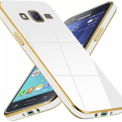 Chrome Logo Pouch for Samsung J7 2015 – Stylish Protection & Modern Design