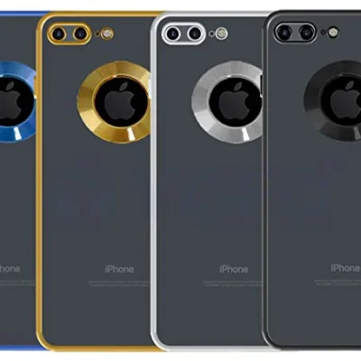 Chrome Logo Pouch for iPhone 7 Plus – Sleek Protection & Stylish Design