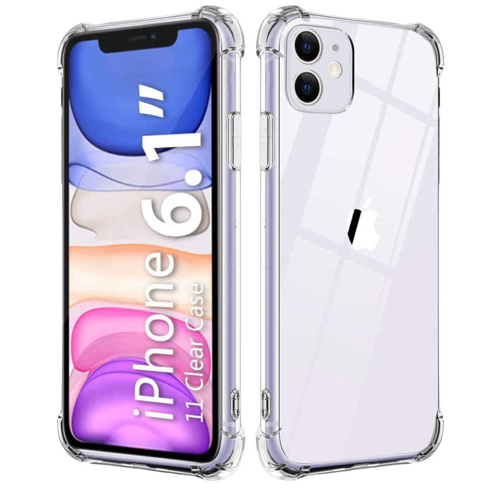 iPhone 11 Silicone Transparent Pouch - Slim and Clear Protection