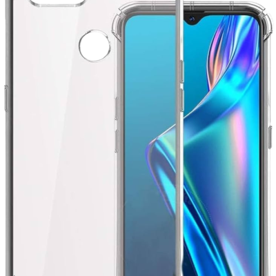 Oppo F9 Silicone Transparent Pouch - Slim and Clear Protection