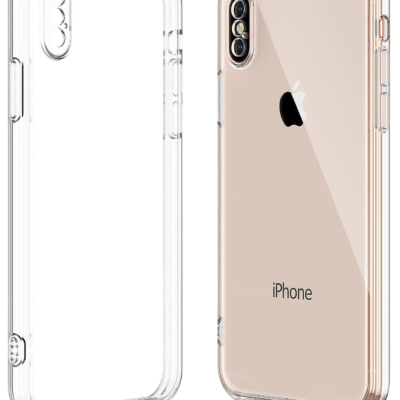 iPhone XS Max Silicone Transparent Pouch - Slim and Durable Protection