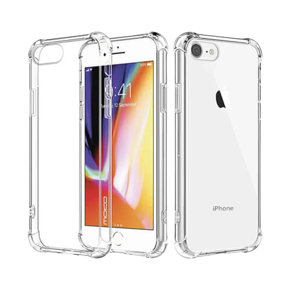 iPhone 7 Silicone Transparent Pouch - Slim and Clear Protection