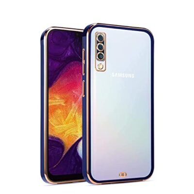 Chrome Logo Pouch for Samsung A70 – Sleek Protection & Modern Design