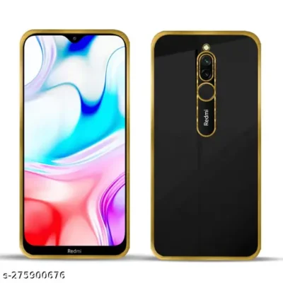 Chrome Logo Pouch for Redmi 8A – Sleek Protection & Modern Style