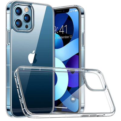 iPhone 15 Pro Max Silicone Transparent Pouch - Slim and Durable Protection