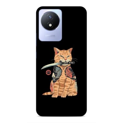 VIVO Y02 Ladies Cat Case - Cute and Durable Protection