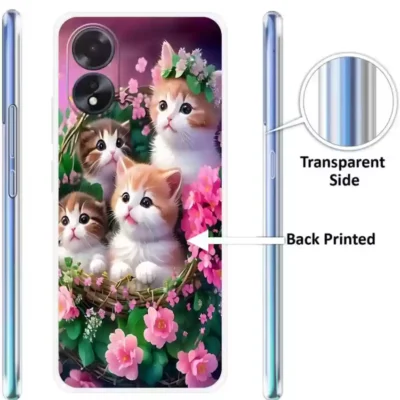 Oppo A18 4G Ladies Cat Case - Cute and Protective