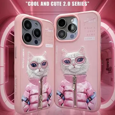 iPhone 15 Pro Max Ladies Cat Case - Stylish & Protective