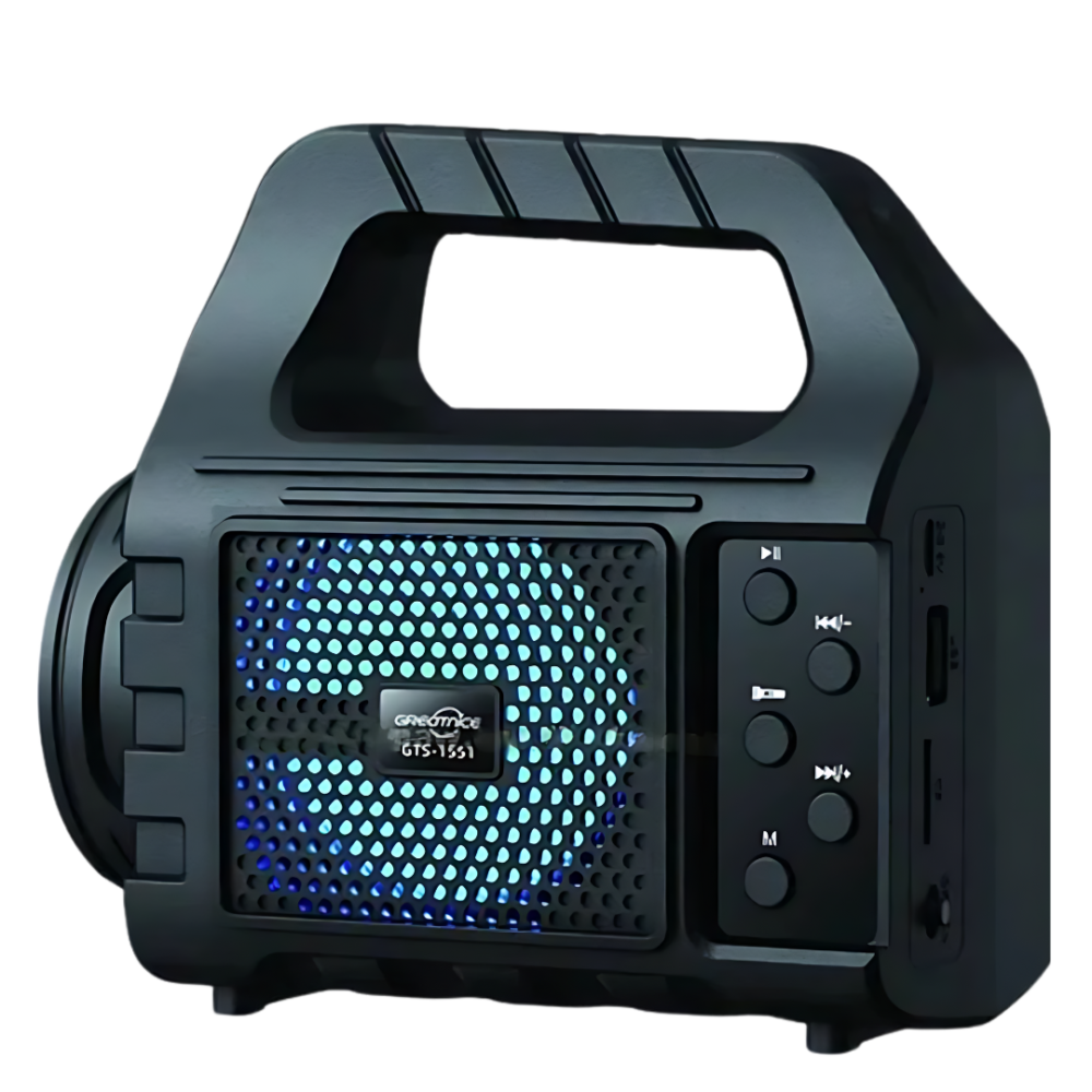 Wireless Rechargeable Portable Speaker with Bluetooth & LED Lights